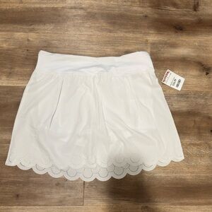 White Tennis Skort